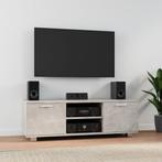 vidaXL Tv-meubel 120x40,5x35 cm bewerkt hout betongrijs, Huis en Inrichting, Kasten | Televisiemeubels, 100 tot 150 cm, Verzenden