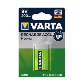 Oplaadbare 9V batterij - Varta (NiMH, 200 mAh), Doe-het-zelf en Verbouw, Gereedschap | Machine-onderdelen en Toebehoren, Nieuw