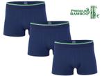 3 stuks Heren boxershort  - Bamboe - Ondergoed - Marineblauw, Verzenden