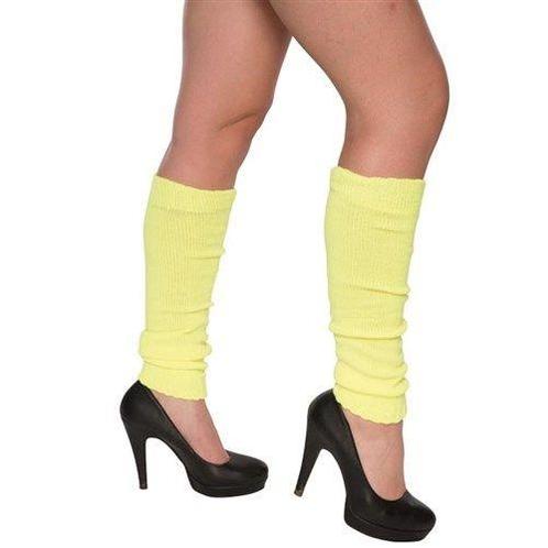 Beenwarmers fluor geel, Hobby en Vrije tijd, Feestartikelen, Feestartikel, Nieuw, Verzenden