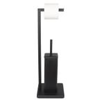 WC Rolhouder & Borstel Zwart - Retourdeal - Modern Design, Huis en Inrichting, Badkamer | Badkamermeubels, Minder dan 50 cm, Overige typen