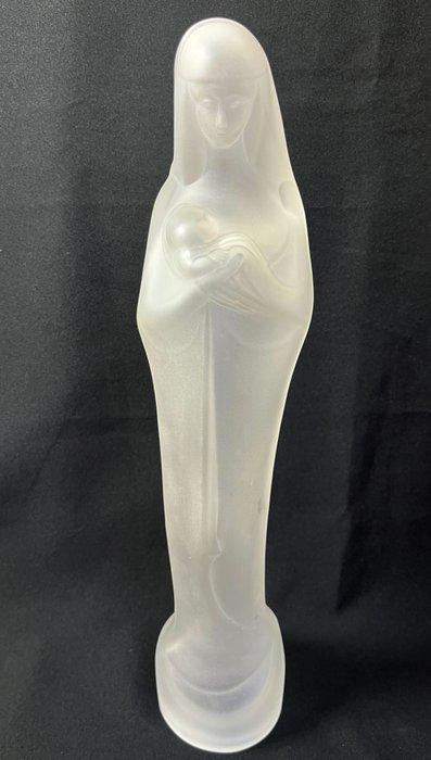 Glasfabriek Leerdam - Stef Uiterwaal - sculptuur, Madonna, Antiek en Kunst, Antiek | Glas en Kristal