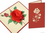 Rode Rozen Bloemenkaart Rode Roos, Nieuw, Verzenden