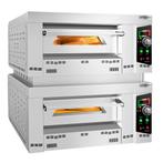 GGM Gastro | Pizzaoven op gas - 6+6x 34cm (diep) - Handmatig, Verzenden