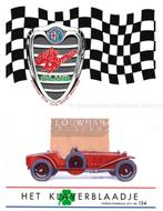 2011 ALFA ROMEO CLUB HET KLAVERBLAADJE 134 NEDERLANDS, Nieuw, Alfa Romeo, Author