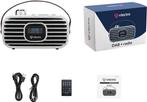 2dekans | Vlectro Retro DAB+ Radio met Bluetooth - Compact, Audio, Tv en Foto, Luidsprekers, Ophalen of Verzenden, Zo goed als nieuw