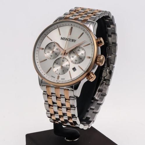 Mercury - Swiss Chronograph - ME395-SR-1 - Zonder, Sieraden, Tassen en Uiterlijk, Horloges | Heren