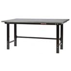 Werkbank zwart 200 cm met zinken werkblad - open model -, Doe-het-zelf en Verbouw, Werkbanken, Ophalen of Verzenden, Nieuw