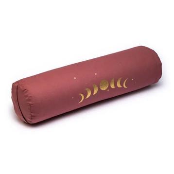 Yogi &amp; Yogini Yoga Bolster Oudroze Rond Katoen –