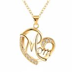 Fako Bijoux® - Ketting Mom Hart - Mama Ketting - Hartje -, Sieraden, Tassen en Uiterlijk, Kettingen, Verzenden, Nieuw