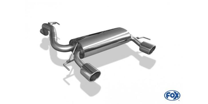 FOX Opel Corsa D NRE einddemper kruisuitgang rechts/links -, Auto-onderdelen, Uitlaatsystemen, Nieuw, Verzenden