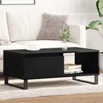 vidaXL Coffee Table Zwart eiken 90 x 50 x 36,5 cm Bewerkt, Verzenden, Nieuw, 50 tot 100 cm, Minder dan 50 cm
