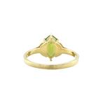 Brigitte ring 14 krt - Lime, Ophalen of Verzenden, Nieuw