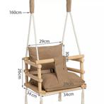 Kruzzel Velvet Babyschommel Beige – Veilig & Comfortabel, Ophalen of Verzenden, Nieuw