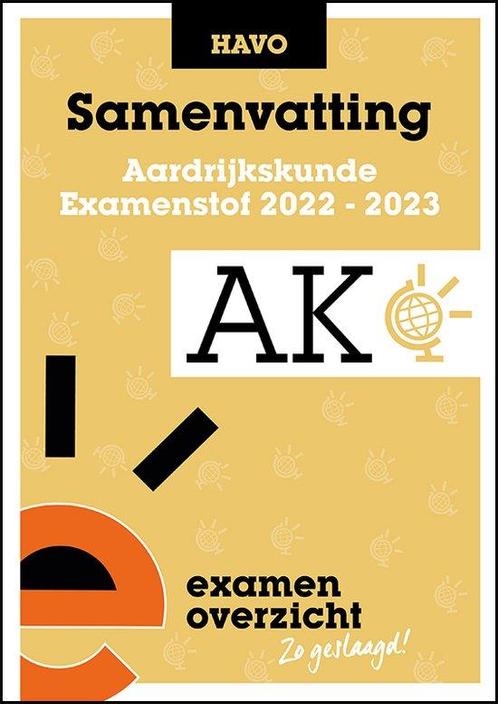 ExamenOverzicht   Samenvatting Aardrijkskunde  9789464380187, Boeken, Schoolboeken, Zo goed als nieuw, Verzenden