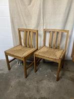 6x vintage stoel met rieten zitting, Huis en Inrichting, Stoelen, Nieuw
