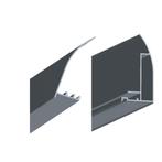 Aluminium Wandprofiel Best Design voor Erico 3875240-3875250, Ophalen of Verzenden, Nieuw, Douche