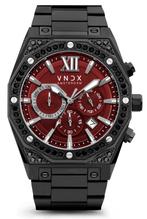 VNDX Wise Man Steel Stones Black Red MB11880-07 Limited, Overige merken, Staal, Staal, Verzenden