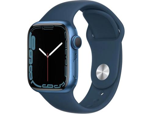 Apple Watch Series 7 (41mm) Blauw (Blauw), Huis en Inrichting, Woonaccessoires | Overige, Zo goed als nieuw, Verzenden