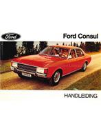 1972 FORD CONSUL INSTRUCTIEBOEKJE NEDERLANDS, Auto diversen