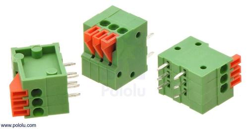 Terminal 3-Pin, 2.54mm, Zij-ingang - 3 stuks, Hobby en Vrije tijd, Elektronica-componenten, Verzenden