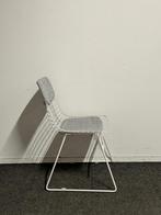 HKliving wire stoel - kantinestoel - wit, Vergader- of Presentatieruimte, Ophalen of Verzenden, Gebruikt, Stoel