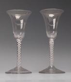 Wijnglas (2) - Glas - Antieke slingerglazen, Antiek en Kunst, Antiek | Glas en Kristal