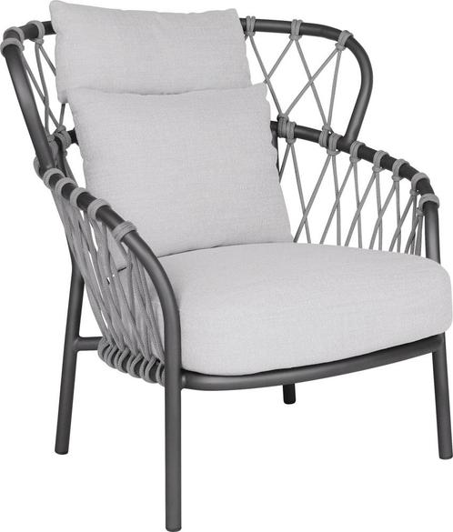Stern nKlea Pauwstoel Aluminium/Koord inclusief kussenset -, Tuin en Terras, Tuinmeubel-accessoires, Ophalen of Verzenden