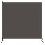 vidaXL Kamerscherm met 1 paneel 175x180 cm antraciet, Verzenden, Nieuw