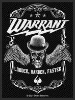 Warrant - Louder Harder Faster  Patch officiële merchandise, Ophalen of Verzenden, Nieuw, Kleding