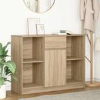 vidaXL Dressoir met lade 101x35x76 cm spaanplaat sonoma, Verzenden, Nieuw, Overige houtsoorten