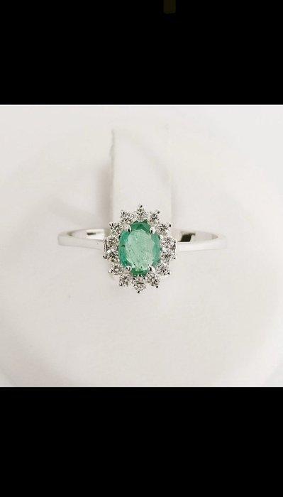 Zonder Minimumprijs - Ring - 18 karaat Witgoud - 0.51ct. tw., Sieraden, Tassen en Uiterlijk, Ringen