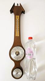 commodoor - Weerstation - Hout, Messing, Glas, Antiek en Kunst