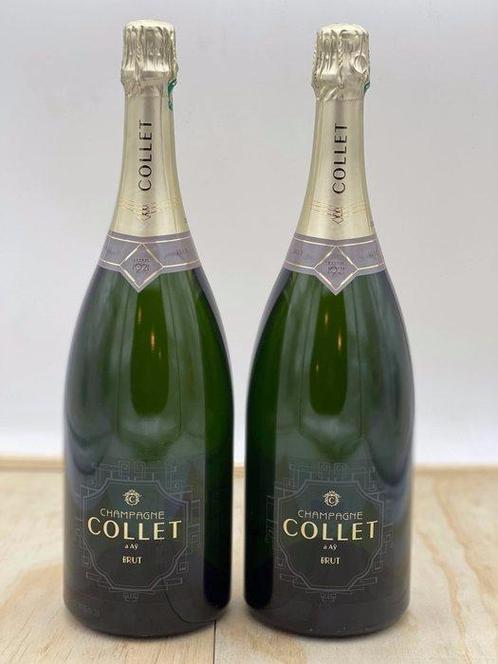 Collet - Champagne Brut - 2 Magnums (1.5L), Verzamelen, Wijnen