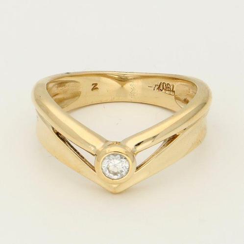 Ring - 18 karaat Geel goud, Sieraden, Tassen en Uiterlijk, Ringen