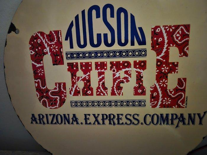 arizona express company - Emaille plaat - geëmailleerde, Antiek en Kunst, Antiek | Wandborden en Tegels