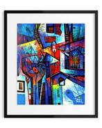 Simeon Gonzales - Paisaje Azul Ultramar XXL (NO RESERVE