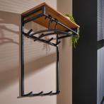 *WOONWINKEL* Grote Kapstok Met Houten Plank, Verzenden, Nieuw