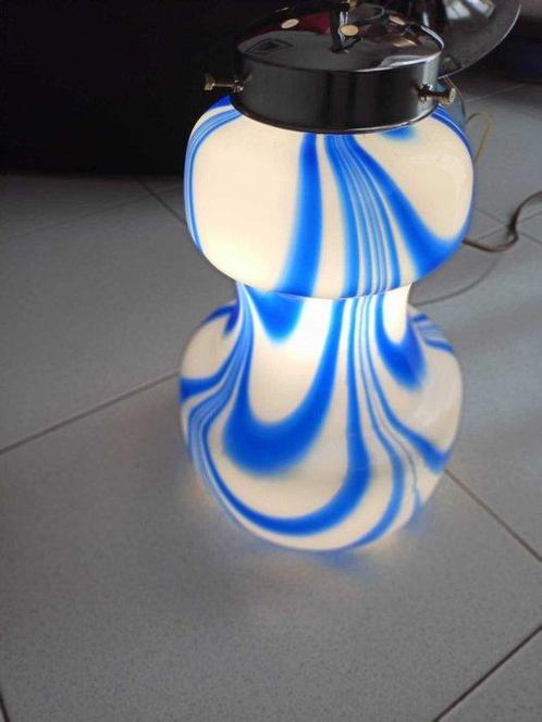 Kroonluchter - Glas, Staal, Antiek en Kunst, Antiek | Lampen