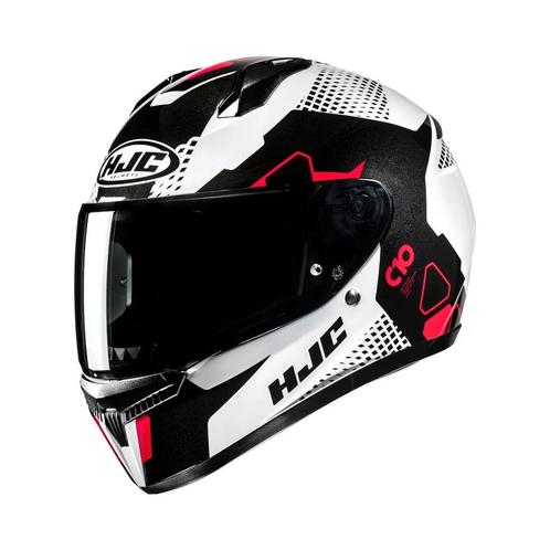HJC C10 Aspa - Wit/Rood, Motoren, Kleding | Motorhelmen, L, HJC, Integraalhelm, Verzenden