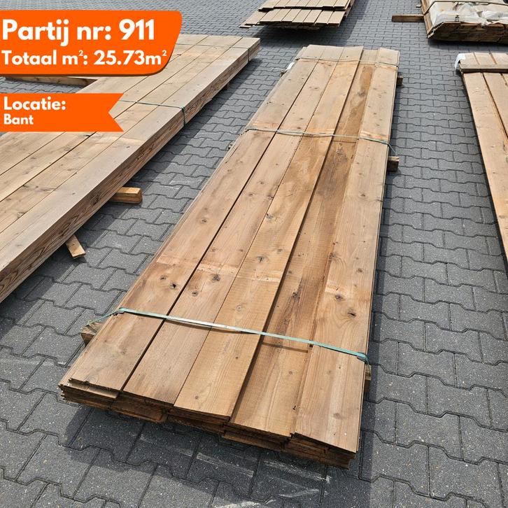 Thermo Vuren Zweeds Rabat 4200x185x20mm, Doe-het-zelf en Verbouw, Platen en Panelen, Ophalen of Verzenden