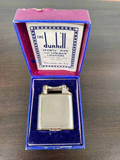 Dunhill - Zakaansteker - Verzilverd, Verzamelen, Rookartikelen, Aanstekers en Luciferdoosjes