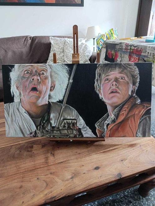 nicholas zerbini - Back to the Future!, Antiek en Kunst, Kunst | Schilderijen | Modern