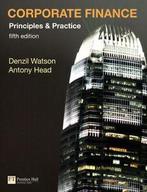 Corporate finance: principles and practice by Mr Denzil, Gelezen, Denzil Watson, Antony Head, Verzenden