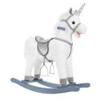 Hobbelpaard - Unicorn XL - wit - met zitting handvatten en, Kinderen en Baby's, Speelgoed | Babyspeelgoed, Nieuw, Verzenden