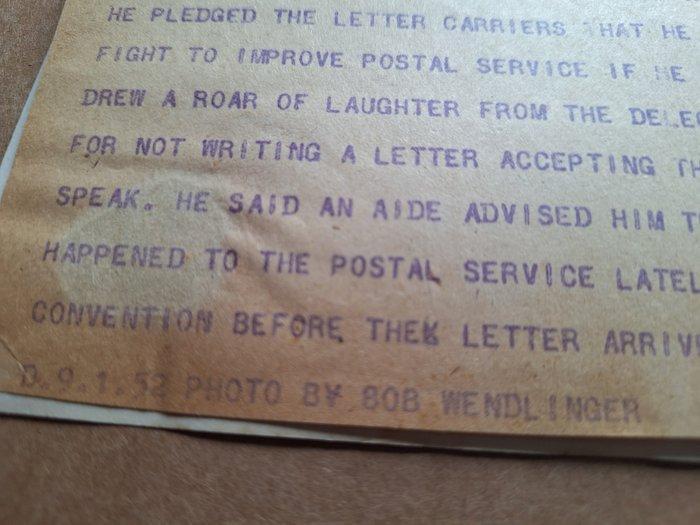 Bob Wendlinger - Ike Eisenhower The Letter Carriers, Antiek en Kunst, Kunst | Designobjecten