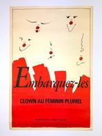 Roman Cielewicz - Original Vintage Embarquez-les, Clown au