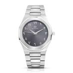 BUGOLINI® Miyota GL30 Quartz - Locus Staal zilver - Horloge, Staal, Polshorloge, Nieuw, Zilver