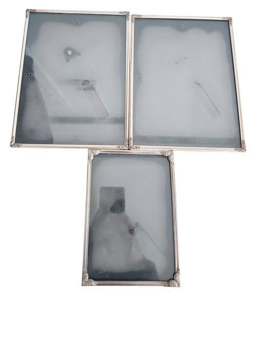 Fotolijst (14) - Zilver, Chroom, Legering, Metaal, Aluminium, Antiek en Kunst, Curiosa en Brocante