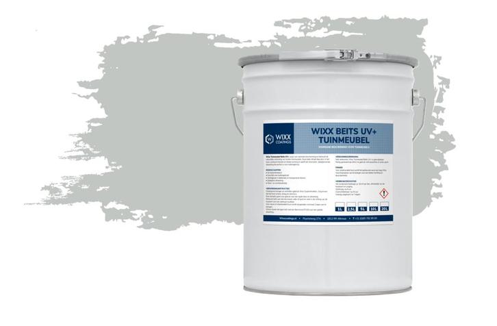 Wixx Tuinmeubelbeits UV+ RAL 7035 | Lichtgrijs 5L, Doe-het-zelf en Verbouw, Verf, Beits en Lak, Beits, Grijs, Nieuw, Minder dan 5 liter